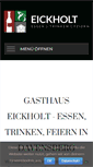Mobile Screenshot of gasthaus-eickholt.de