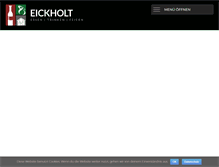 Tablet Screenshot of gasthaus-eickholt.de